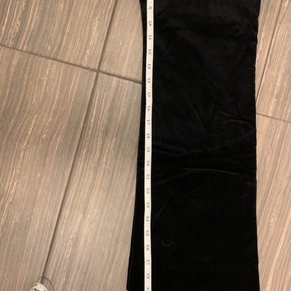 Banana Republic Black Velvet Pants - Picture 4 of 9